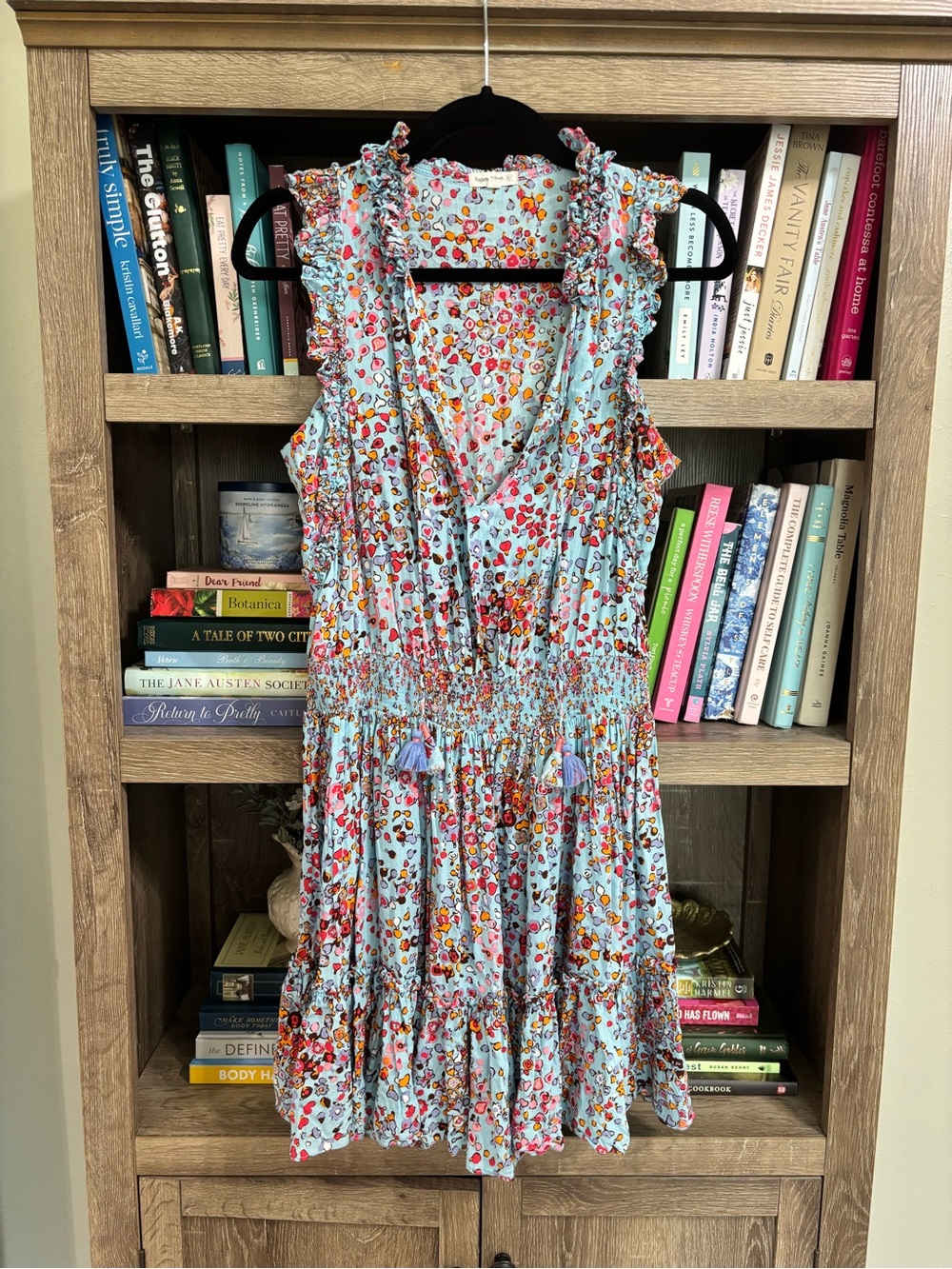 Poupette St. Barth- Triny Floral Ruffle Mini Dress, Size M